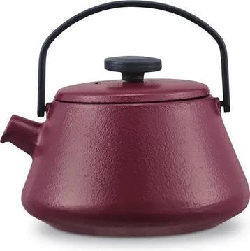 Brabantia T-TIME Theepot Bordeaux - Gietijzer - 0,7 L, Huis en Inrichting, Keuken | Servies, Verzenden, Nieuw