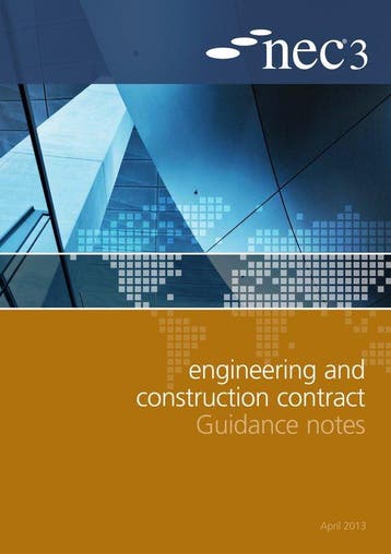 NEC3: Engineering and Construction Contract Guidance Notes, Boeken, Verzenden, Zo goed als nieuw