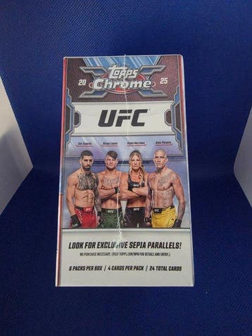 2025 Topps Chrome UFC - 1 Sealed box - Excellent (EX), Nieuw