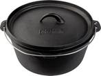Dutch Oven 31cm - Gietijzeren pan met deksel Grill Guru L..., Tuin en Terras, Houtskoolbarbecues, Verzenden, Nieuw
