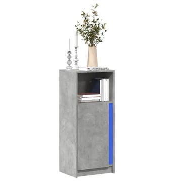 vidaXL Dressoir met LED 42,5x34x100 cm bewerkt hout, Verzenden, Nieuw