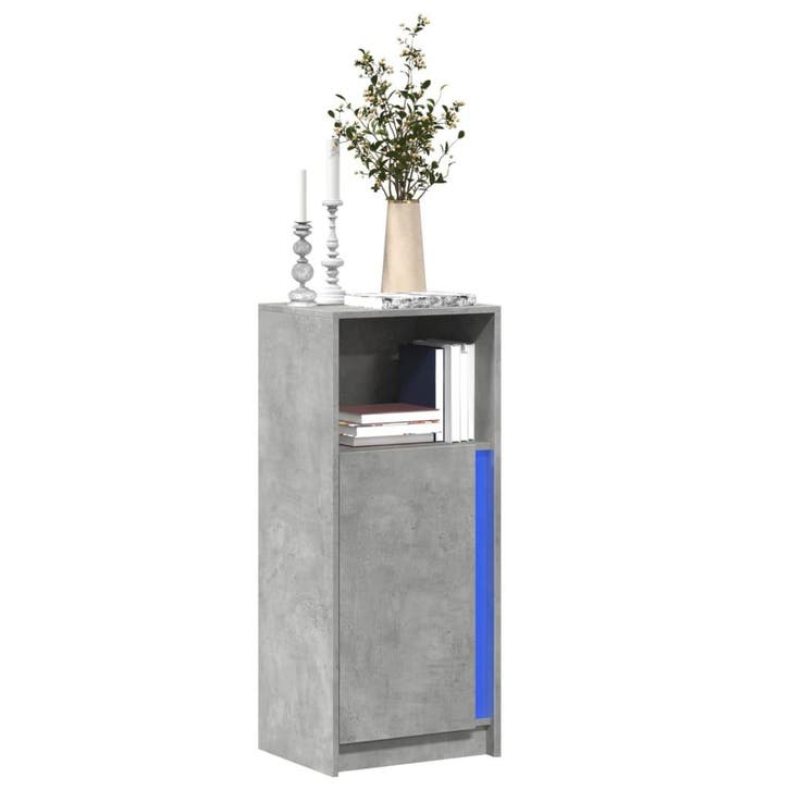 vidaXL Dressoir met LED 42,5x34x100 cm bewerkt hout, Huis en Inrichting, Kasten | Dressoirs, Nieuw, Verzenden