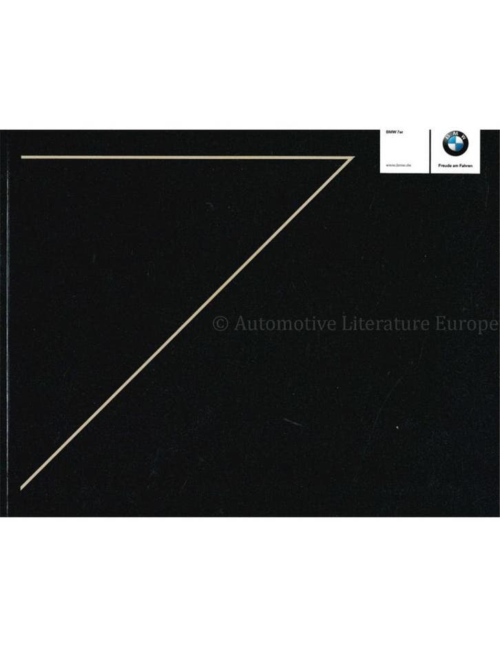 2015 BMW 7 SERIE BROCHURE DUITS, Livres, Autos | Brochures & Magazines