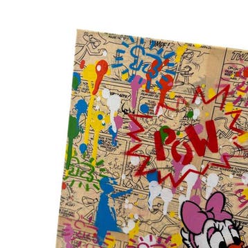 Koen Betjes (1992) - Donald & Daisy Duck x Comics (canvas)