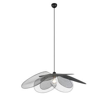 Trio FLEURE hanglamp | E27 Fitting | mat zwart | Ø 87 cm | I, Verzenden
