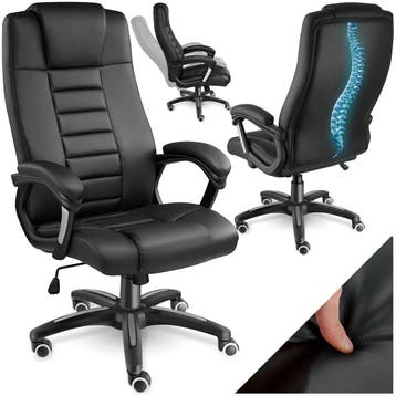 Luxe directiebureaustoel - zwart, Verzenden