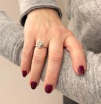 Salvini - Bague - 18 carats Or blanc - 0.13ct. tw. Diamant