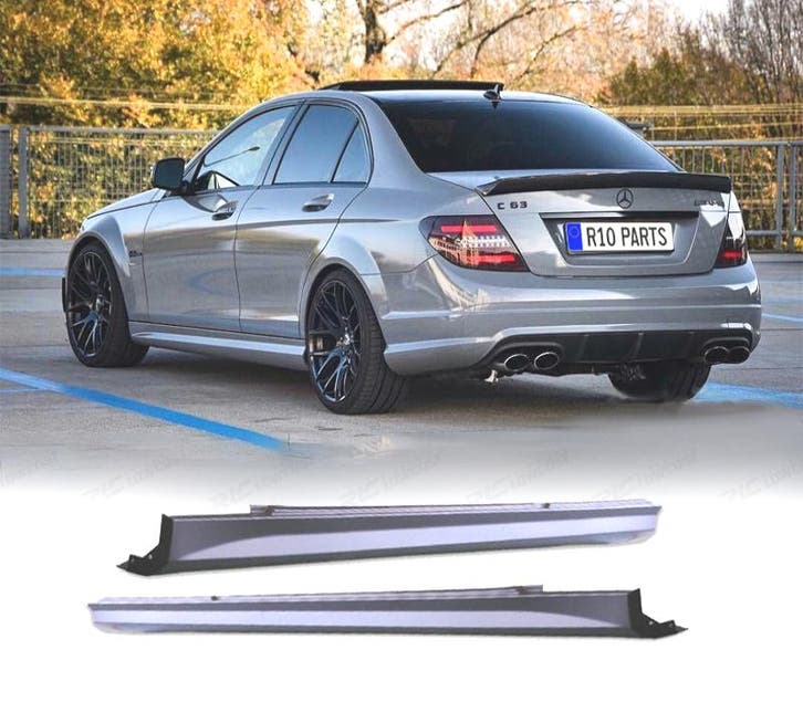 BAS DE CAISSE MERCEDES CLASSE C W204 07-14 LOOK AMG C63, Autos : Pièces & Accessoires, Carrosserie & Tôlerie, Envoi
