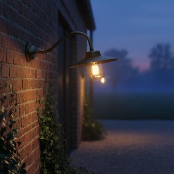 Stal- & Boerderijlampen Messing Stallamp Paddock Antiek Zwar, Verzenden, Nieuw