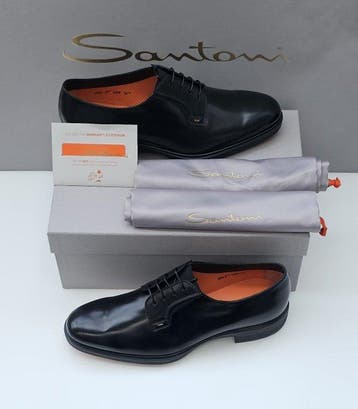 Santoni - Veterschoenen - Maat: EU 44, EU 44.5 - Nieuw in, Kleding | Heren, Nieuw