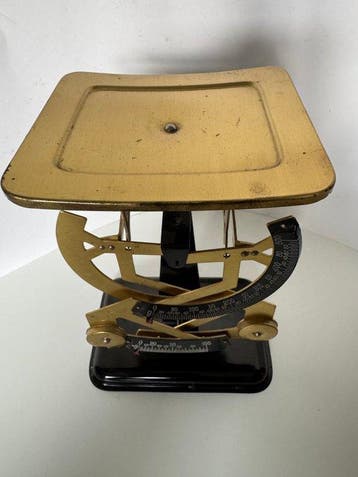 Jacob Maul - Post/brieven weegschaal - bilateraal - Metaal