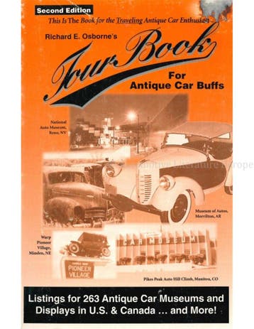 TOUR BOOK FOR ANTIQUE CAR BUFFS, Nieuw