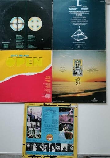 steve hillage - 5 Albums - Diverse titels - LP albums, Cd's en Dvd's, Nieuw in verpakking