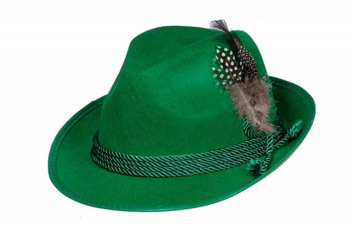 Groene Hoed Tiroler, Hobby & Loisirs créatifs, Articles de fête, Envoi