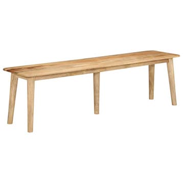 vidaXL Bankje 160x40x45 cm massief mangohout, Verzenden
