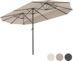 2dekans | LifeGoods Dubbele Parasol - 270x460cm - tot 15, Ophalen of Verzenden, Nieuw