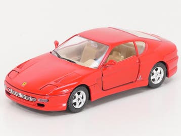 Schaal 1:24 Bburago 0136 Ferrari 456 GT 1992 (Automodellen), Ophalen of Verzenden, Zo goed als nieuw
