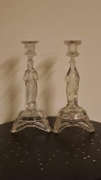 Val Saint Lambert - Chandelier candelabres religieux (2) -