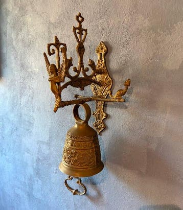 Decoratieve bel - Kloosterbel met engel