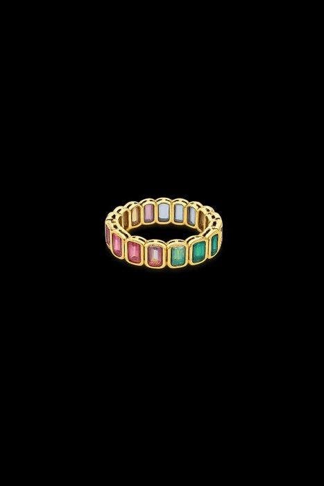 Zonder minimumprijs - Eeuwigheidsring - 14 karaat Geel goud, Bijoux, Sacs & Beauté, Bijoux anciens
