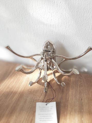 Braxton - Porte-manteau - Aluminium - Crochet pivotant pour