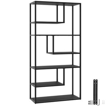 tectake Wandkast Venda met 6 vakken, industriële stijl, 85x3, Verzenden, Nieuw
