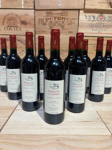 2012 Domaine du Garinet Malbec - Cahors - 12 Flessen (0.75, Verzamelen, Nieuw