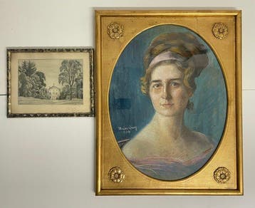Alfons Wölfle / unbekannter Porträtist - Annette Rupprecht,