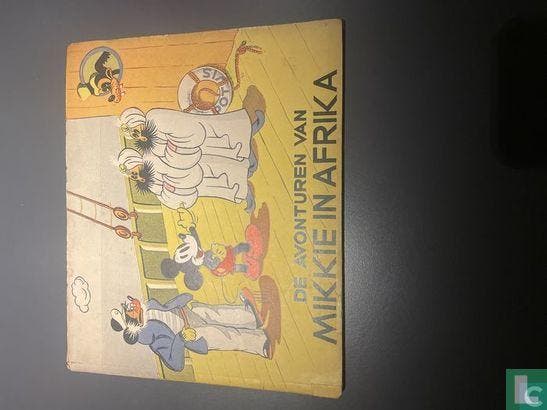 Mickey Mouse - De avonturen van Mikkie in Afrika - 1937, Boeken, Stripverhalen, Gelezen, Eén stripboek, Verzenden