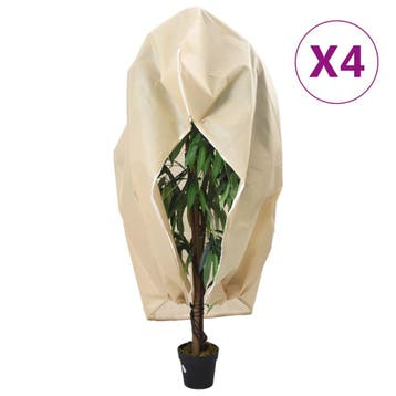 vidaXL Plantenhoezen met ritssluiting 4 st 70 g/m² 3,93x3,5, Verzenden, Nieuw