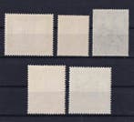 België 1930/1936 - 5 zegels uit blokken - Stadswapen, Postzegels en Munten, Gestempeld
