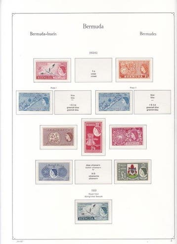 Bermuda 1953/1979 - Postzegelverzameling, Serie, Gestempeld