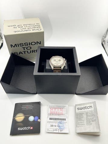 Omega x Swatch - MoonSwatch - Mission to Saturn - Sans prix, Bijoux, Sacs & Beauté, Montres | Hommes