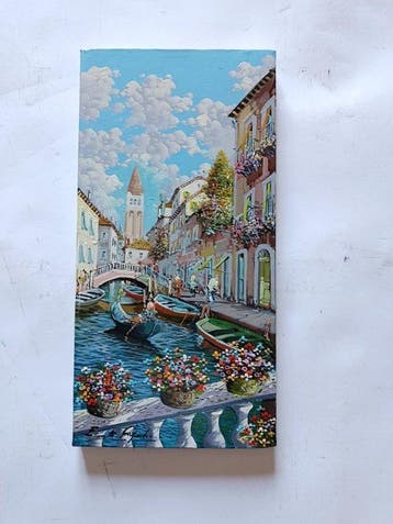 Ernesto Rispoli (1948) - Lungo il canale (Venezia)