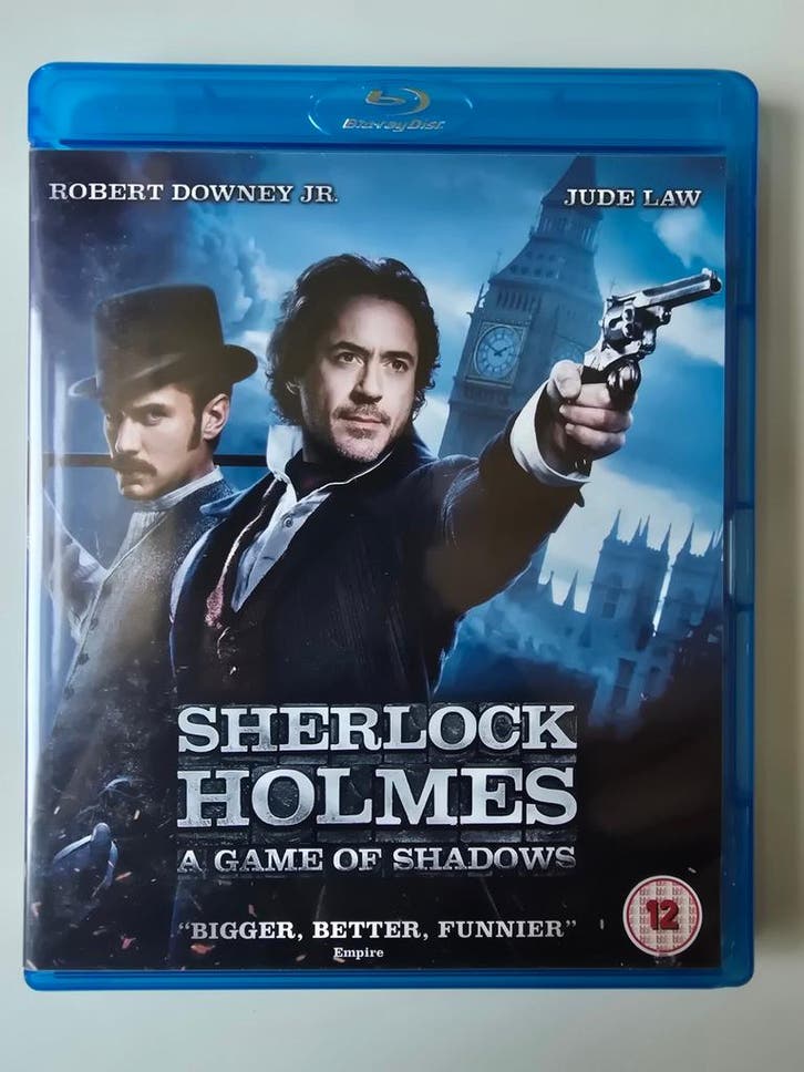 SHERLOCK HOLMES A GAME OF SHADOWS (IMPORT WITH DUTCH SUBS), CD & DVD, Blu-ray