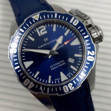 Hamilton - Khaki Navy Frogman Auto - Zonder minimumprijs -, Nieuw