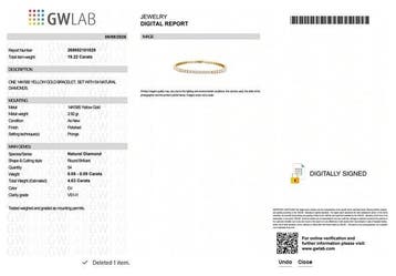 Zonder minimumprijs - Armband - 14 karaat Geel goud -