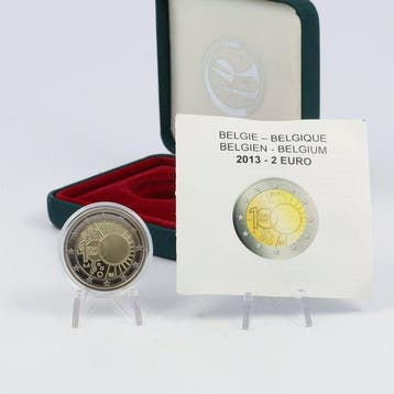 België. 2 Euro 2013/2015 (4 stuks incl. 2 Euro 2014 The