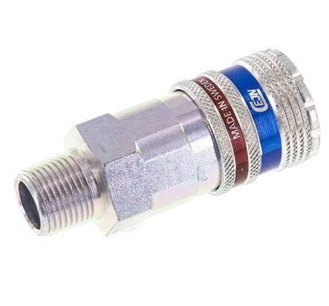 Staal/Messing DN 10.4 Safety Luchtkoppeling Snelkoppeling R, Bricolage & Construction, Bricolage & Rénovation Autre, Envoi