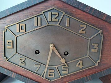 Pendule - Art Deco - Coromandel - 1920-1930, Antiek en Kunst