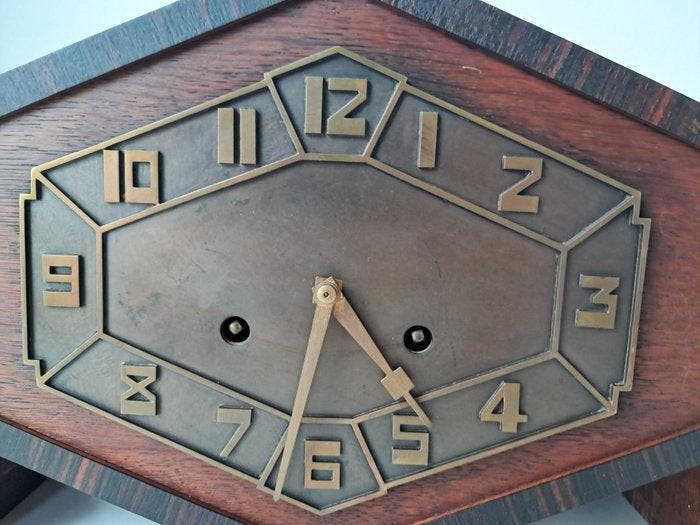 Pendule - Art Deco - Coromandel - 1920-1930, Antiek en Kunst, Kunst | Designobjecten