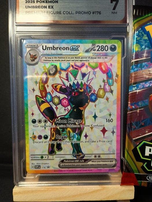 7 Card - Umbreon 176 Promo card, Hobby en Vrije tijd, Verzamelkaartspellen | Pokémon