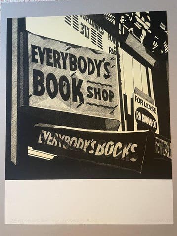 Robert Cottingham (1935) - Everybodys Book Shop