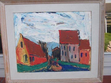 Gaby De Pauw (1924-2000) - Dorpsgezicht