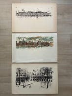 Michel De Gallard (1921-2007) - Lot de 3 lithographies sur