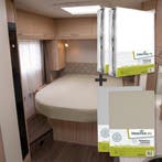 Textielpakket Queensbed/Eilandbed - 2 moltons en 2 jersey, Nieuw, Wit