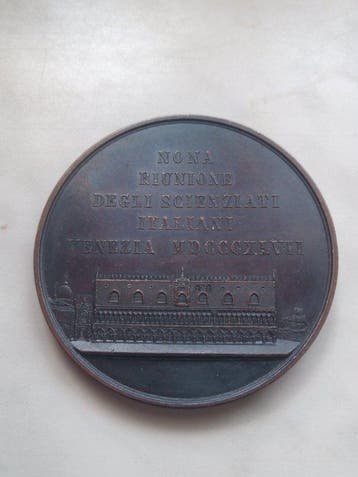 Italië. Bronze Commemorative Medal Marco Polo, 1847 - by