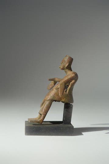 Een bronzen beeld. - Fon - Benin (Zonder minimumprijs)