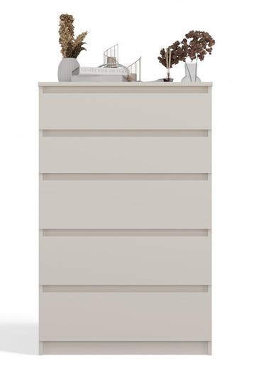 Ladekast M 5 lades  creme Creme (Slaapkamer), Huis en Inrichting, 5 laden of meer, Verzenden, 100 tot 150 cm, Nieuw