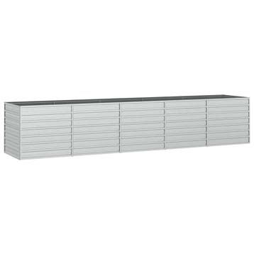 Plantenbak 4m zilver | Tweede kansje | OP = OP, 100 cm of meer, Verzenden, Zo goed als nieuw, Metaal